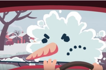 A téli vezetés márpedig nem gyerekjáték!