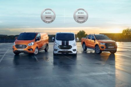 A díjnyertes Ford Transit PHEV és Ford Ranger