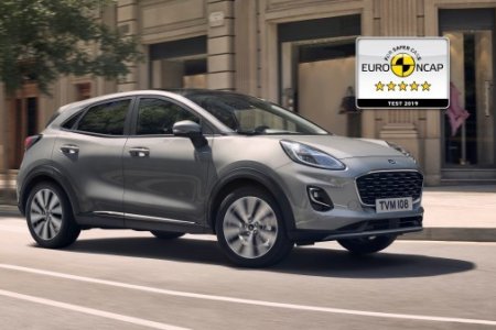 Az új Ford Puma 5*-os besorolást kapott az Euro NCAP tesztjén