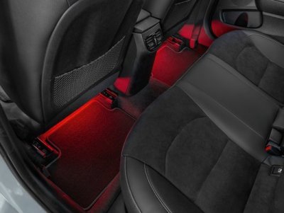 Kia lábtér világítás, 2 sor, piros