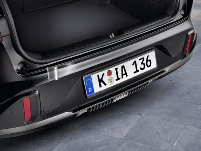 Kia K4 lökhárító védő fólia, átlátszó