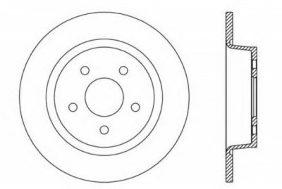 Ford Connect féktárcsa, hátsó