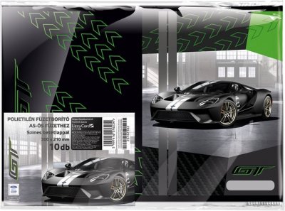 Ford GT Füzetborító A/5 zöld