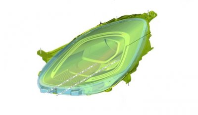 Ford Puma fényszóró, bal