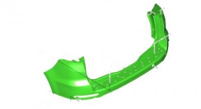 Ford S-Max lökhárító, hátsó