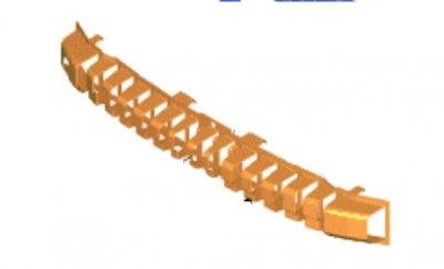 Ford Puma lökhárító tartó, első