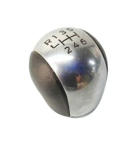 Ford váltógomb, alu+bőr