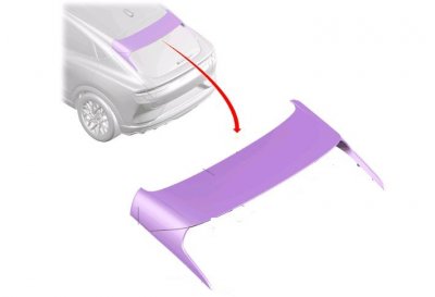 Ford Mustang Mach-E Spoiler, hátsó 