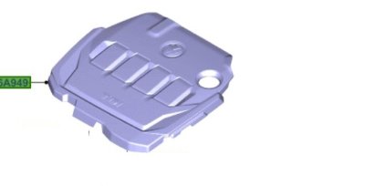 Ford Connect motorburkolat 