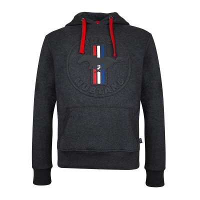 Ford Mustang melegítő felső, sötétszürke