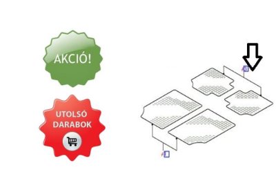 Ford Hátsó gumiszőnyeg