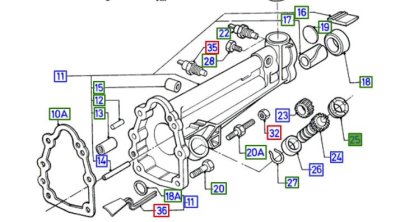 Ford sebességváltó kihajtó fogaskerék lefogató 