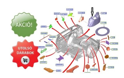 Ford hátsó sárvédő szigetelés, bal