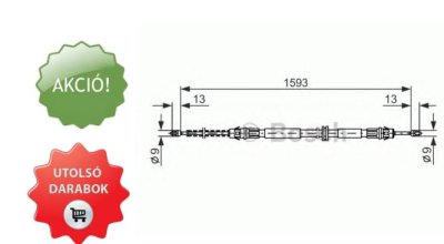 Ford Mondeo kézifék bowden