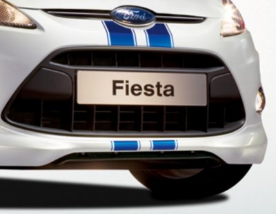 Ford Fiesta díszcsíkok első és hátsó lökhárítóra, kék