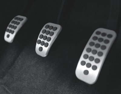 Ford Fiesta sportpedál, alumínium  borítás