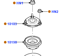 Ford Transit toronycsapágy + szilent, első