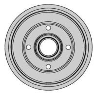 Ford Fiesta fékdob, hátsó 