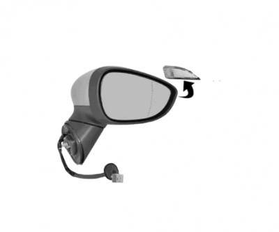 Ford B-Max visszapillantó tükör egység, fűtött, jobb