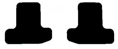 Ford Mustang szövetszőnyeg, hátsó