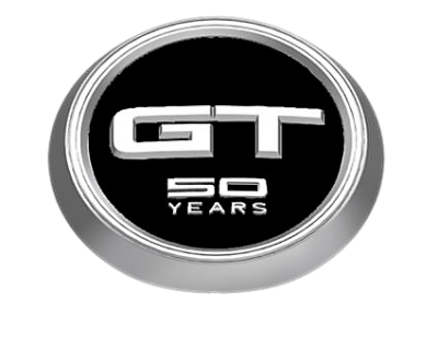 Ford Mustang GT 50 years hátsó embléma