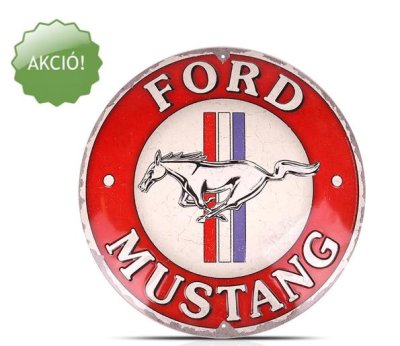 Ford Mustang fémtábla