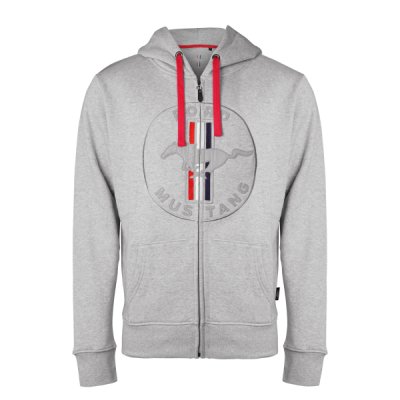 Ford Mustang melegítő felső, világosszürke