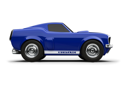 Ford Mustang Racing Car kék