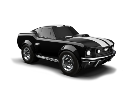 Ford Mustang Racing Car fekete