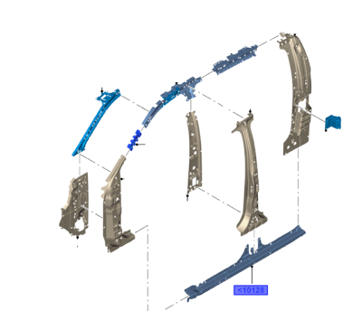 Ford Ranger küszöb lemez