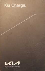 Kia Charge RFID kártya