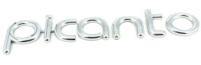 Kia Picanto felírat, hátsó